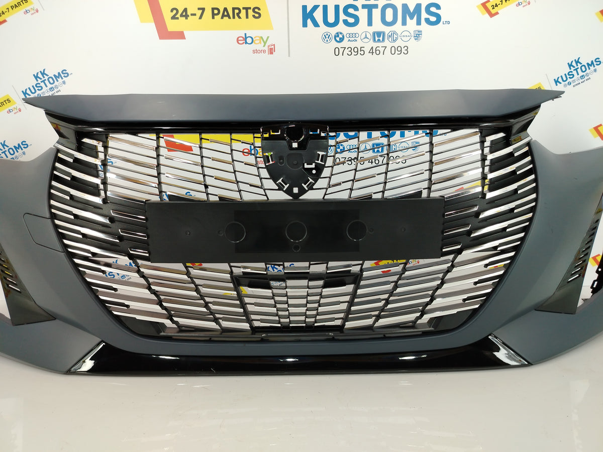 2024 - 2027 PEUGEOT 208 FACELIFT FRONT BUMPER COMPLETE + GRILLS + TRIMS (#N21)