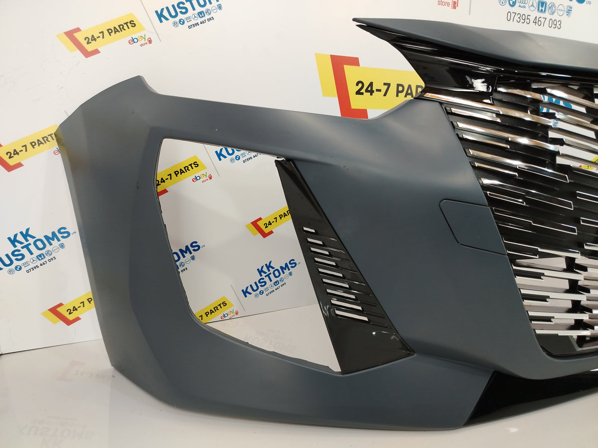 2024 - 2027 PEUGEOT 208 FACELIFT FRONT BUMPER COMPLETE + GRILLS + TRIMS (#N21)