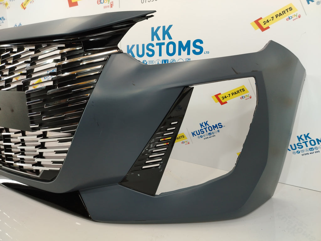 2024 - 2027 PEUGEOT 208 FACELIFT FRONT BUMPER COMPLETE + GRILLS + TRIMS (#N21)