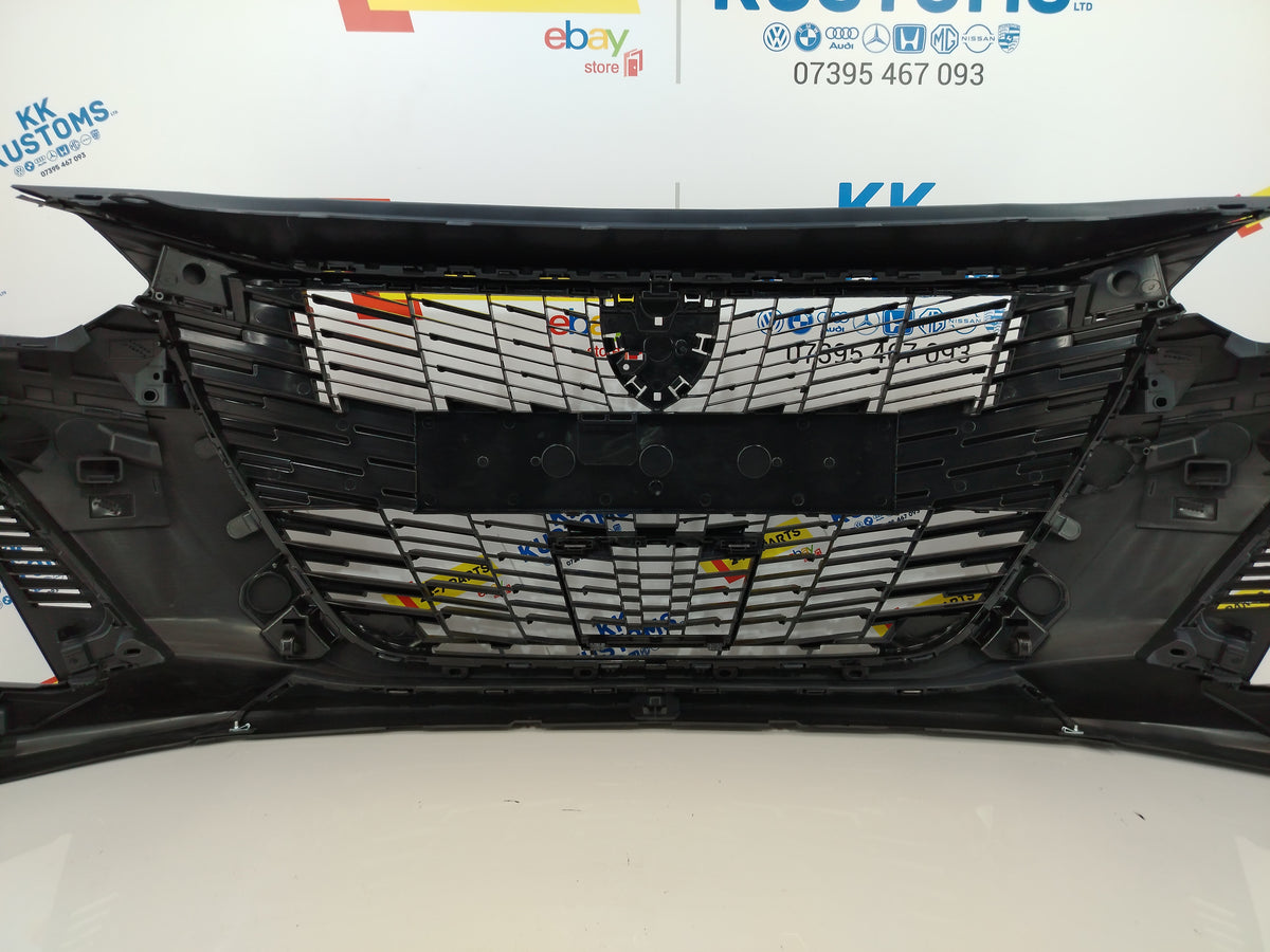 2024 - 2027 PEUGEOT 208 FACELIFT FRONT BUMPER COMPLETE + GRILLS + TRIMS (#N21)