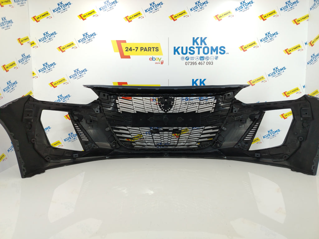 2024 - 2027 PEUGEOT 208 FACELIFT FRONT BUMPER COMPLETE + GRILLS + TRIMS (#N21)